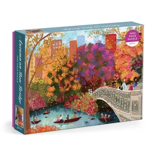 Herbst auf Bogenbrücke 1000 Teile Puzzle Galison Neu - Bild 1 von 3