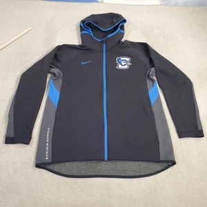 Creighton Bluejays Hoodie Herren Large schwarz blau Nike Sweatshirt mit durchgehendem Reißverschluss Logo - Bild 1 von 9