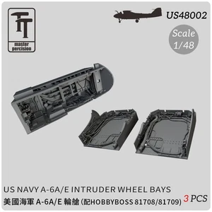 WULA US48002 1/48 US NAVY A-6A/E/E Intruder Wheel Bays (3 PCS ) - Picture 1 of 2