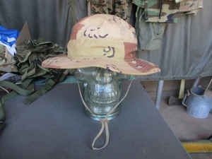Gigantic DBDU Chocolate Chip Boonie Cap, Desert Storm BDU Sun Hat, size 7 5/8 - Picture 1 of 8