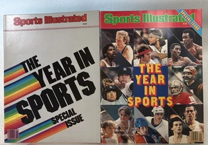 SPORTS ILLUSTRATED THE YEAR IN REVIEW 2/12/81 (1980) & 2/10/82 (1981) LOT-OF-2 - Picture 1 of 9