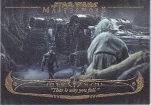 2020 Topps Star Wars Masterwork The Wisdom of Yoda Canvas /25 - Picture 1 of 2
