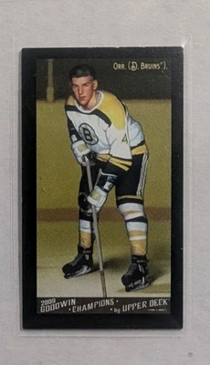 2009 Goodwin Champions Mini Black Gypsy Queen Bobby Orr #141 NHL Hockey - Image 1 of 2