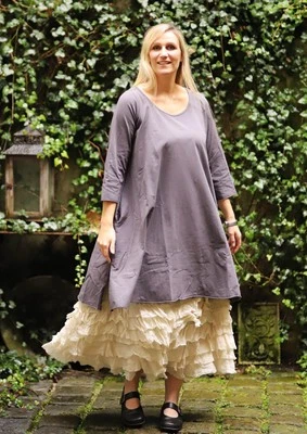 Privatsachen - Lagenlook TUNIKA PRÄUNREIN Gr 44 bis 52 - muskat - Bild 1 von 4