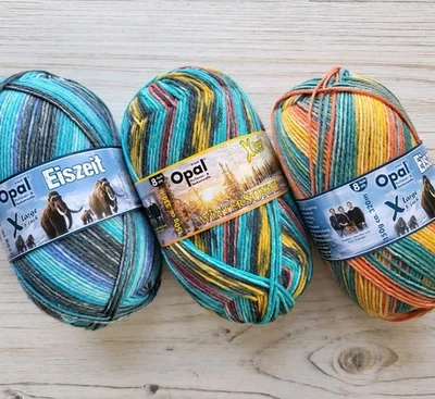 3x150g OPAL XLarge 8-fach Pullover- &Sockenwolle in bester Qualität aus Schwaben - Bild 1 von 2