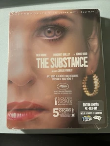 The Substance Steelbook (4K UHD + Blu-ray, 2024, Import) Tiny Ding - Foto 1 di 5