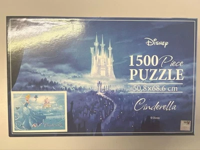 Disney Cinderella 1500 Piece Puzzle 50x68.6cm Used - Image 1 of 4