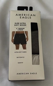 American Eagle Boxershorts Herren XL 3er Pack Slim Ultra Soft - Bild 1 von 3