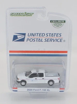 MODELLINO AUTO STATICO GREENLIGHT FORD F150 PICK-UP USPS POSTAL SERVICE 2020 - Immagine 1 di 2
