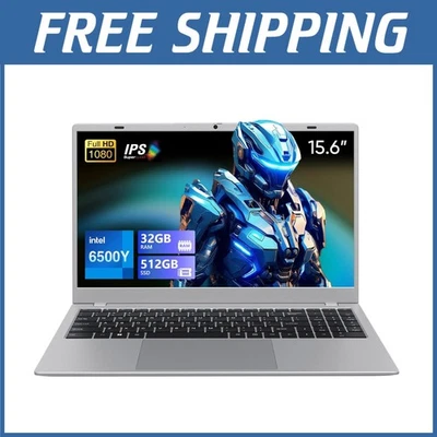 15.6" Laptop, 32GB RAM 512GB SSD, Win 11 Pro, Lightweight - Image 1 of 4
