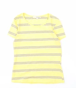 T-shirt donna Tally Weijl a righe gialle L - Foto 1 di 12