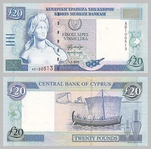 Chypre/Cyprus 20 Livres 2004 p63c splendide - Picture 1 of 1