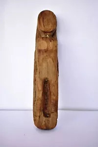Antike Holz Primitive Puppe Putali Handarbeit Volkskunst Statue Figur "71 - Bild 1 von 6