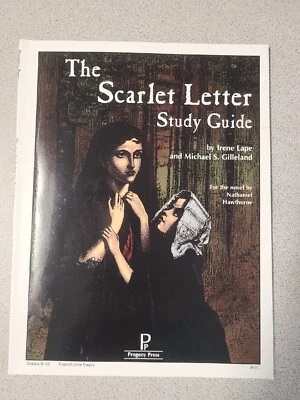 THE SCARLET LETTER STUDY GUIDE By Irene Lape & Michael S. Gilleland *LIKE NEW* - Image 1 of 4