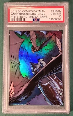 2012 DC Comics Batman: The Legend Ancestors Used Bat Cave Foil TBC02 PSA 10 Gem - Image 1 of 3