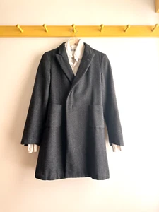 Vintage 2010 Comme des Garcons Japan Boiled Wool Damen Mantel Jacke Overcoat S - Bild 1 von 9