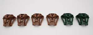 Lego Bionicle Schulterrüstung Toa Metru 47310 Lot 3 Paar braun grün - Bild 1 von 2