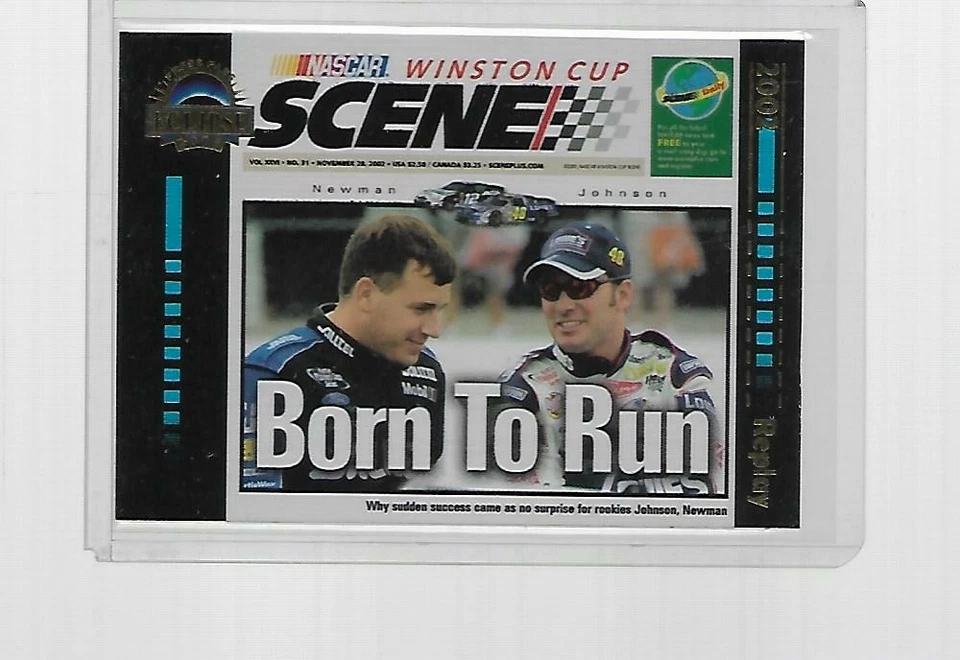 2003 PRESS PASS ECLIPSE RACING SOLAR ECLIPSE WINSTON CUP SCENE BORN TO RUN #P43 - Image 1 of 1