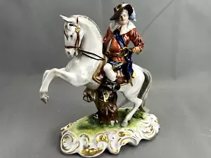 Unterweissbach Porzellan Porthos Musketiere Reiter Figur 1. Wahl U9799 - Bild 1 von 7