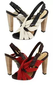 L.A.M.B. SANDALI SLINGBACK GWEN STEFANI TAMIKA MORBIDA PELLE CINTURINO I LOVE SCARPE - Foto 1 di 12
