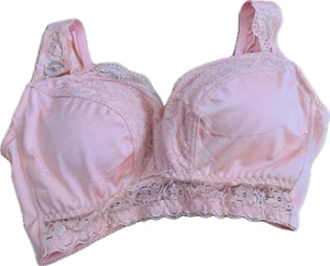 NEW Rhonda Shear Rose Pin Up Lace Women's Bra Wireless Size XL - Picture 1 of 3