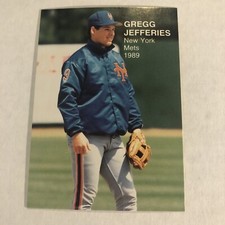 Gregg Jefferies New York Mets 1989 Rookies Superstars Two #13 Oddball