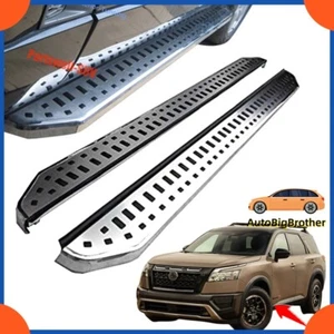 2PCS Running Boards Side Steps Nerf Bar Fits for Nissan Pathfinder 2022 2023 24 - Imagen 1 de 11