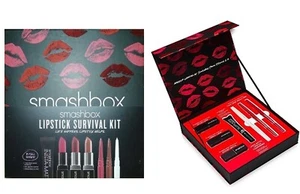 Juego en caja de supervivencia de lápiz labial Smashbox, delineadores de lápices labiales de tamaño completo e insta-mate - Imagen 1 de 1