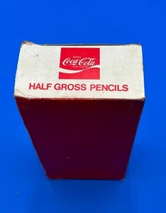 Vintage Coca Cola Pencils Original Factory Sealed Packages 1970s Coke - Picture 1 of 4