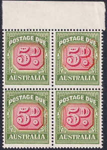 Australien 1958-60 Porto fällig 5d. Stempel II SG D136a 260£+ Sorten SIEHE BESCHREIBUNG - Bild 1 von 2
