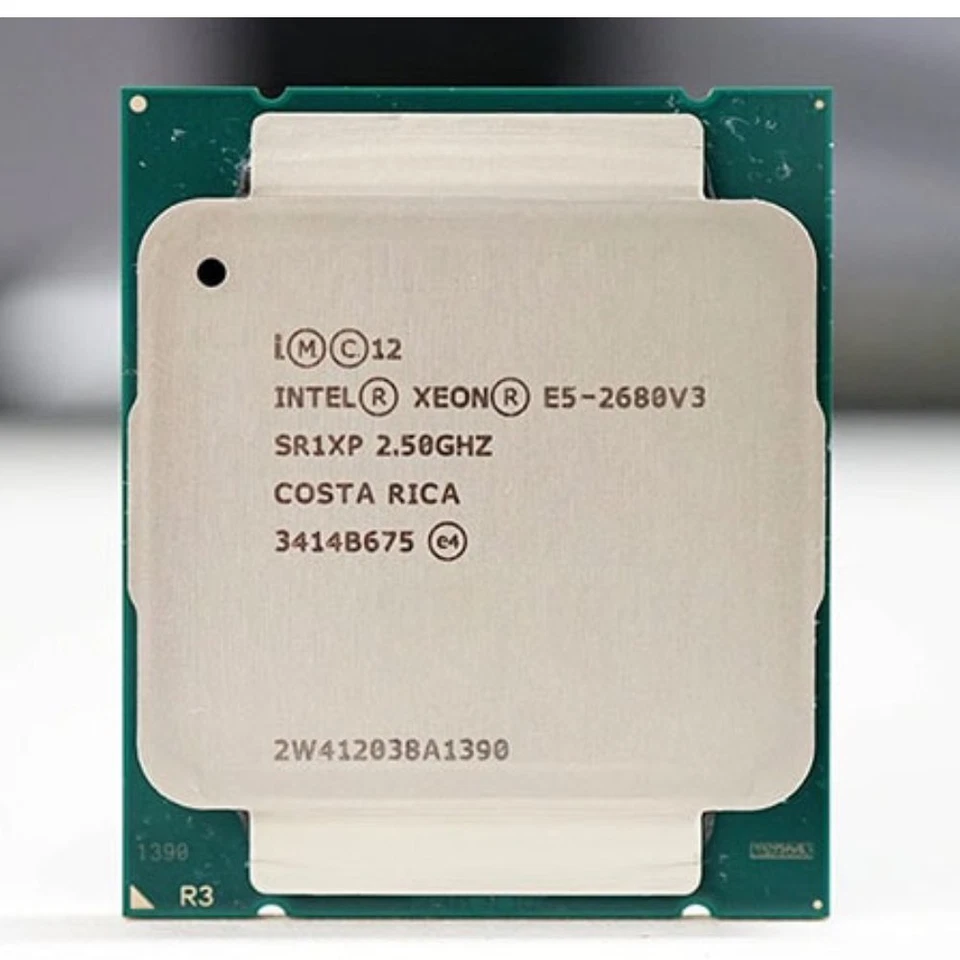 Intel Xeon E5-2680 v3 CPU 2.5GHz LGA 2011-3 120W Processor - Image 1 of 1