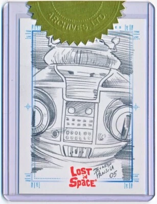 Lost in Space Complete Robot B9 Sketch by Eduardo Pansica Incentive #NNO - QTY - Image 1 of 2