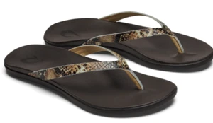 Women's Olukai Ho'opio Leather Flip Flop Sandal Various Colors US Sizes 5-11 NIB - Picture 1 of 6