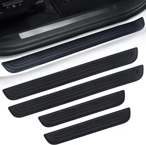 Universal Car Door Edge Protectors - 4PCS Scratch Resistant Rubber Covers - Picture 1 of 13