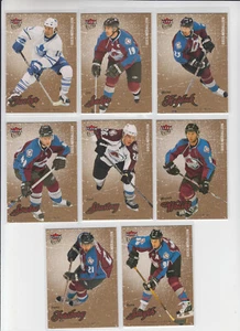 08/09 Fleer Ultra Colorado Avalanche Gold Medallion (8 Cards) Sakic Forsberg + - Bild 1 von 2