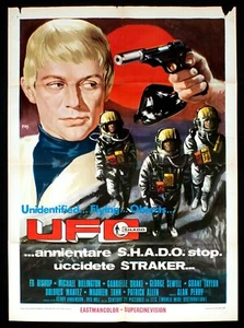 UFO ANNIENTARE SHADO STOP UCCIDERE STRAKER poster manifesto Ed Bishop Sci-fi E22 - Imagen 1 de 1