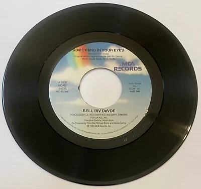 Bell Biv DeVoe “ Something in Your Eyes / Instrumental “ 45 Vinyl Record - Image 1 of 2