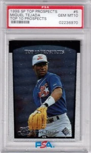 MIGUEL TEJADA 1998 SP Top Prospects #5 10 PSA 10 GEM MINT POP 1 - Picture 1 of 2