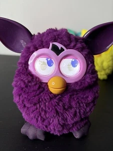 2012 Hasbro Furby Purple Plum Fairy Interactive Digital Eyes - WORKS! Fast Shipp - Bild 1 von 9