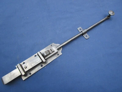 Grosse Targette fer longueur 50 cm porte double placard ancienne - Photo 1/3