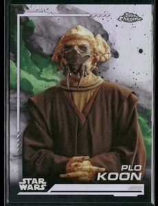 Star Wars Topps Chrome 2024 Card - Silver Refractor Plo Koon 147 - Picture 1 of 2
