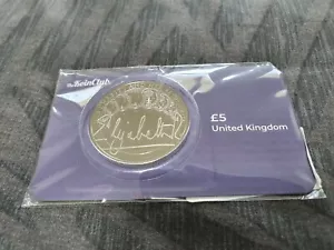 The Royal Mint 2022 Queen UK Reign Charity and Patronage £5 Pound Coin UNC - Foto 1 di 8