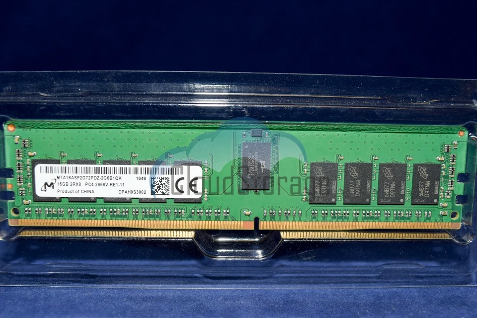 MTA18ASF2G72PDZ-2G6B1 MICRON 16GB 2RX8 PC4-2666V SERVER MEMORY - Image 1 of 1