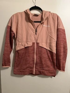Columbia Jacket Youth Girls Pink Out-Shield Dry Fleece Zip Up Size Medium 10/12 - Picture 1 of 3