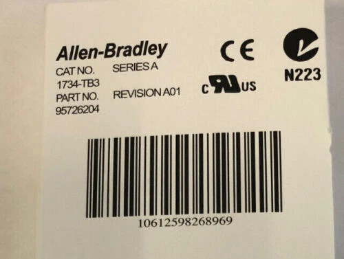 In Stock US Allen-Bradley 1734-TB3 POINT I/O Module AB 1734TB3 Free Shipping - Image 1 of 4