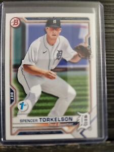 2021 Bowman 1ST EDITION DRAFT #BFE-96 SPENCER TORKELSON DETROIT TIGERS