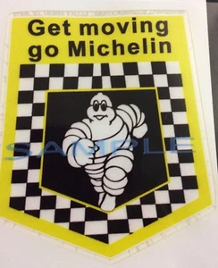 Michelin Man Car Vespa Scooter Camper Van Decal Sticker - Picture 1 of 1