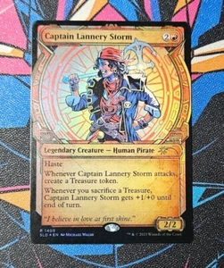 Captain Lannery Storm NM Foil Showcase MTG Secret Lair Drop Unplayed Magic SLD - Picture 1 of 2