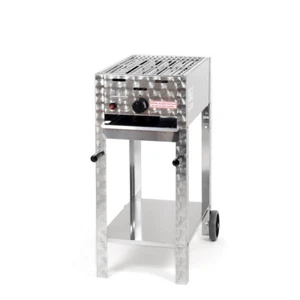Edelstahl fahrbar Gasgrill Gasbräter Gas Grill R1FB - Bild 1 von 5