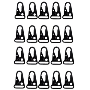 20pcs Tactical 1" Enlarged Mouth Clip Sling Clasp Olecranon Hook Metal Buckle - Picture 1 of 8